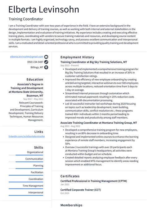 Walmart Training Coordinator Resume Examples Resumecat