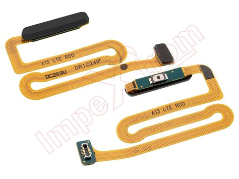 Black Fingerprint Reader Sensor And Power Button Flex For Samsung Galaxy A13 4g Sm A135