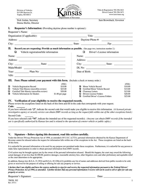 Fillable Online Ksrevenue Trdl 302 Form Fax Email Print PdfFiller