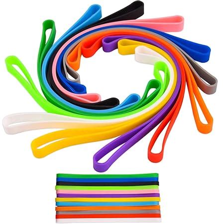 Ruggito Pcs Silicone Rubber Bands Planner Large Elastic Bands Rubber