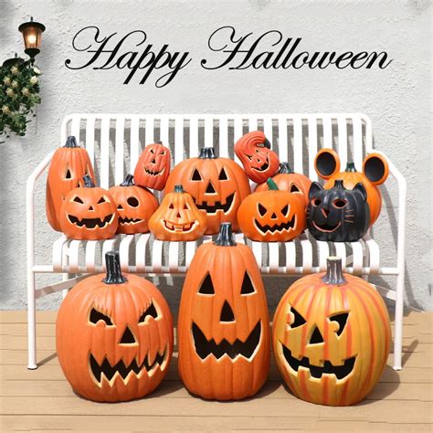 Halloween Pumpkin Led Light Lamp Creative Lantern Decoration Flashing