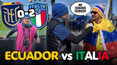 VIAJAMOS A Ver ECUADOR VS ITALIA En NEW JERSEY Pateando Desde La Yoni