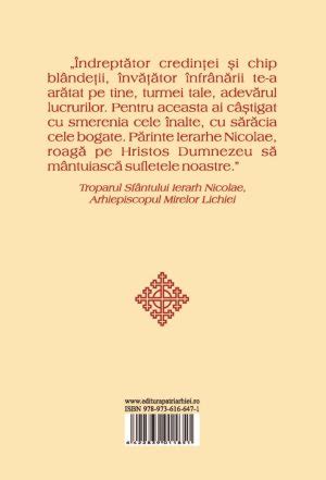 Viaţa Acatistul și Paraclisul Sfântului Ierarh Nicolae Arhiepiscopul
