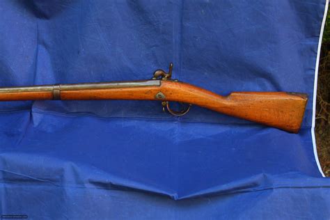 Original Antique French Percussion Musket Model 1842 Mre Rle De Chatellerault Dated 1851