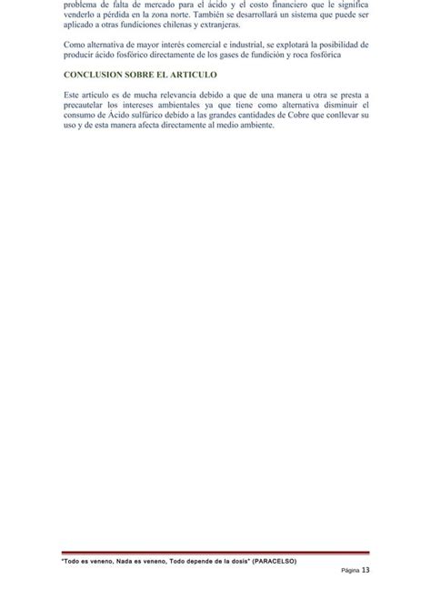 Practica Acido Sulfurico Word Viejo Pdf