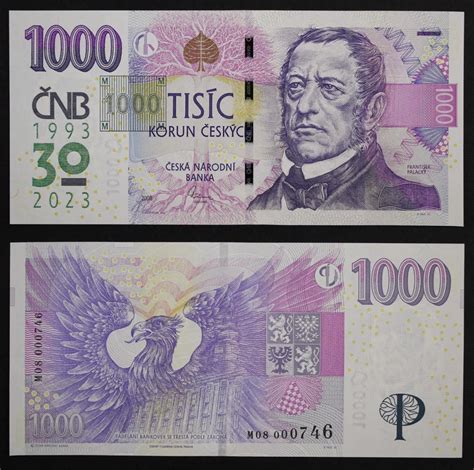 CEHIA Bancnota 1000 Korun 2008 2023 COMEMORATIV UNC