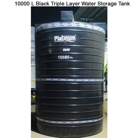 10000 L Black Triple Layer Water Storage Tank At Rs 70000 Piece 3