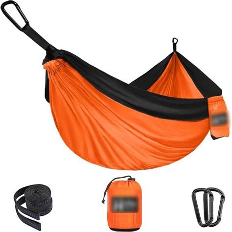 Hamac 2 Personnes Hamac De Camping Pour L Extérieur Parachute En Nylon