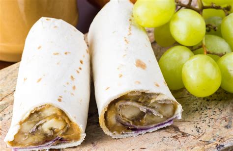 Peanut Butter Banana Wrap Recipe Sparkrecipes