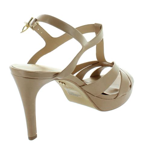 Thalia Sodi Womens Verrda Beige Platform Sandals Shoes Medium B M