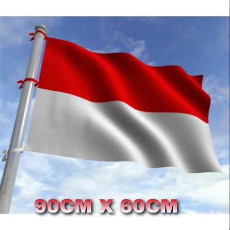 Jual Bendera Indonesia Merah Putih Ukuran 90cm X 60cm Shopee Indonesia