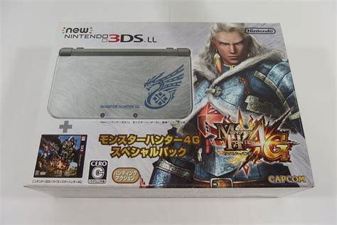 【未使用に近い】 未使用に近い Nintendo 任天堂 Newニンテンドー3ds Ll 本体 モンスターハンター4g スペシャルパックの落札