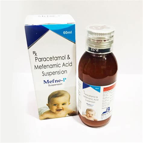 Mefne P Mefenamic Acid And Paracetamol Pediatric Oral Suspension 60 Ml