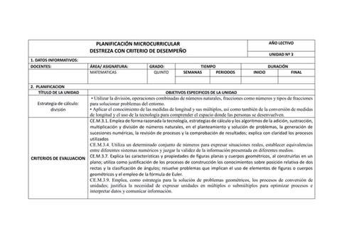 Pud 5to Matematica Ecuador Ministerio De EducaciÓn Ppt