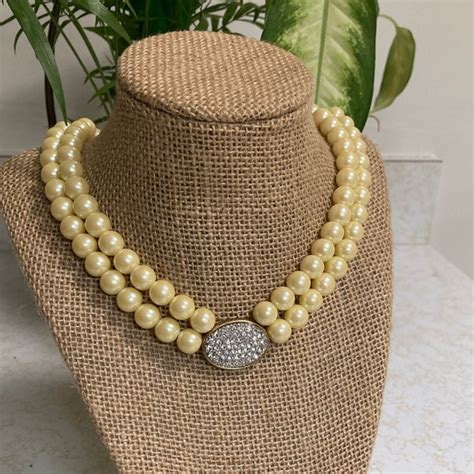 Avon Pearl Necklace Etsy