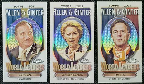 Topps Chrome Allen Ginter Mini World Leaders Refractors Pick