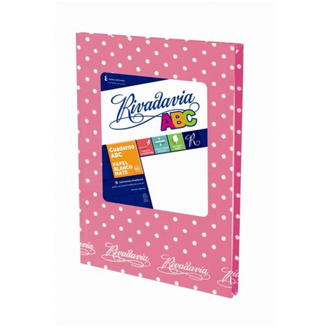 Cuaderno Rivadavia Abc Lunares Hojas Rayadas Amarillo