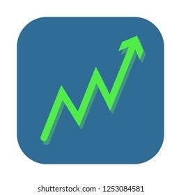 Growth Chart Icon Vector Illustration Stock Vector (Royalty Free ...