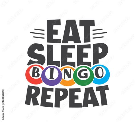 Bingo Svg Bundle Eat Sleep Bingo Repeat Svg Bingo Quotes Bundle