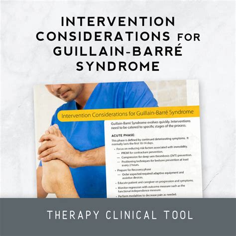 Intervention Considerations for Guillain-Barré Syndrome – Therapy Insights