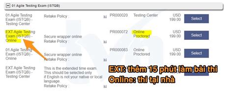 Hướng dẫn đăng ký thi ISTQB Agile Tester online tại nhà TESTING VN