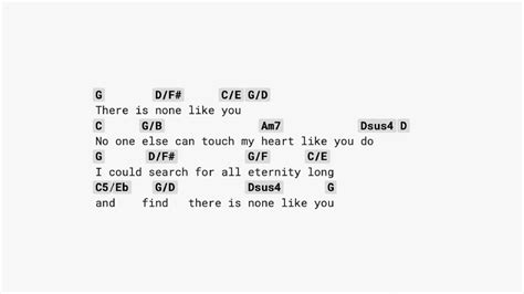 There Is None Like You Guitar Chords