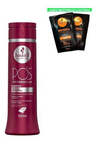 Shampoo Haskell Pós Progressiva Efeito Liso Prolongado 300ml Shampoo