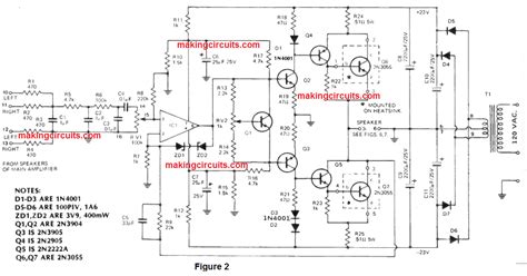 3055 Transistor Audio Amplifier Circuit Diagram Wiring Diagram