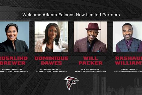 Atlanta Falcons Add Four Limited Partners To Teams Ownership Group