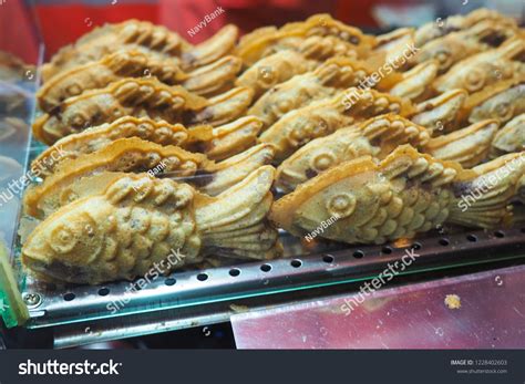 Korean Style Pancake Bungeoppang Fish Shaped Bread Stock Photo