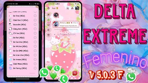 WHATSAPP DELTA EXTREME FEMENINO VERSIÓN 5 0 3 F YouTube