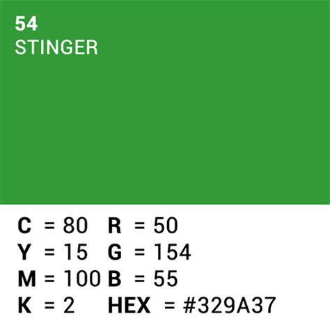 Superior Achtergrondpapier 54 Stinger Chroma Key 2 72 X 25m