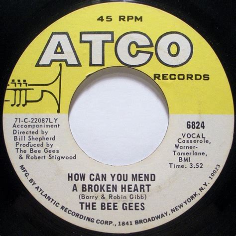 The Bee Gees How Can You Mend A Broken Heart Vinyl Ly Shelley