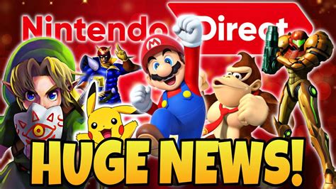 Huge Nintendo Direct News Just Dropped Youtube