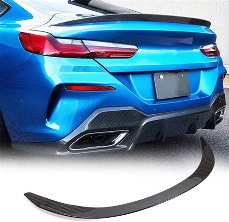 Amazon Mcarcar Kit Real Carbon Fiber Rear Trunk Spoiler Fits For