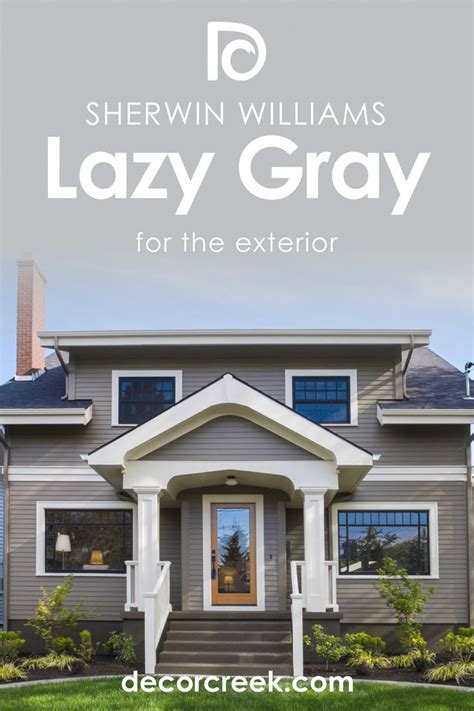 Lazy Gray SW-6254 for the Exterior by Sherwin Williams | Sherwin ...