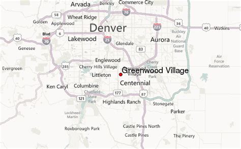 Map Of Greenwood Village Colorado - Park Houston Map