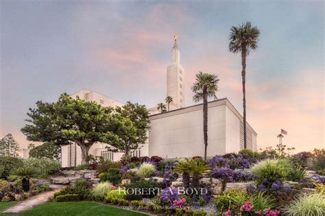 Los Angeles Temple A House Of Peace Robert A Boyd Fine Art And Lds