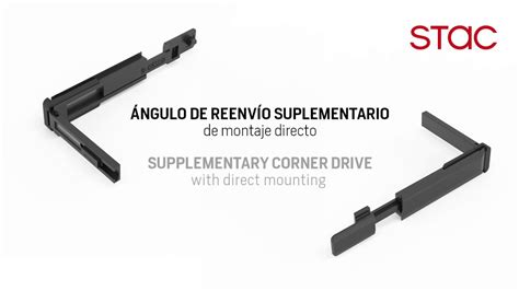 Montaje Ngulo De Reenv O Suplementario Supplementary Corner Drive