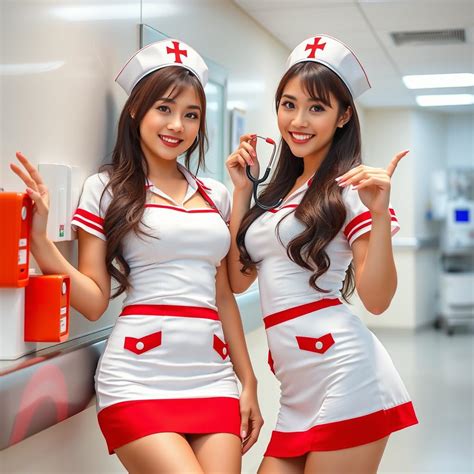 Playful Asian Nurses A Flirty Take On Care