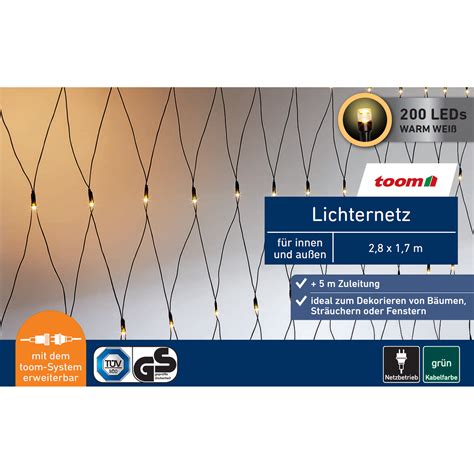 Led Lichternetz Leds Warmwei X Cm