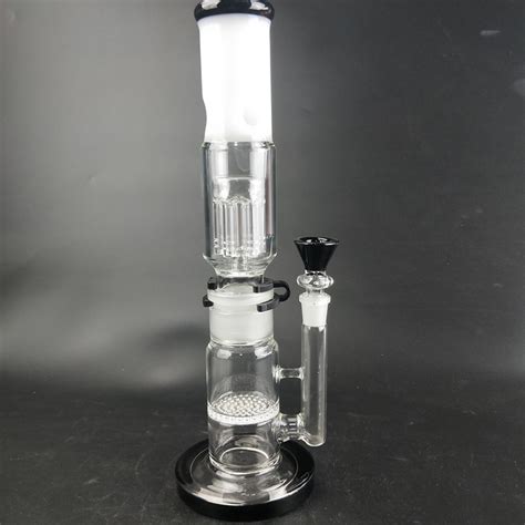 30 Cm Percolator Water Pipe Glass Bong 18 8 Mm Joint GB 668 Shisha