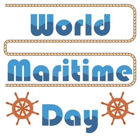 World Maritime Day vector stock vector. Illustration of vector - 122787500