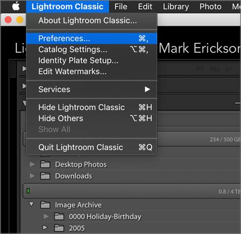 Lightroom Classic Preferences And Catalog Settings Lightroom Guy