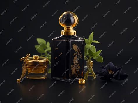 Premium AI Image | perfume product isolated on dark background