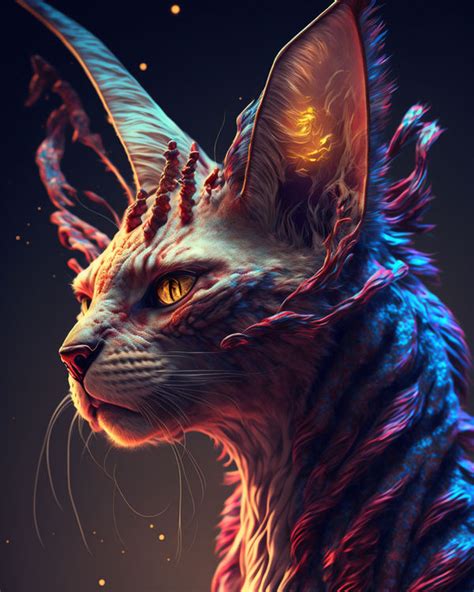 Dragon Cat III by generatedcreations on DeviantArt