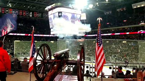 Columbus Blue Jackets Goal Celebration Cannon View Youtube