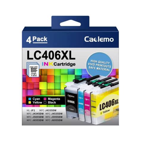 Caclemo LC406XL Set Of Ink Cartridges 4 EBay