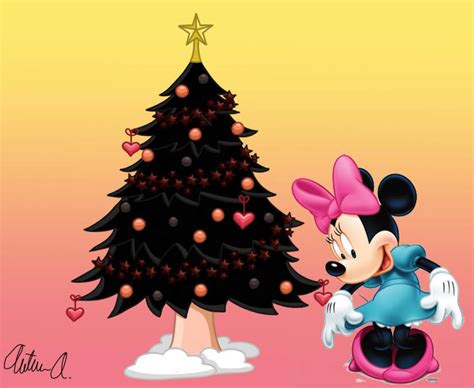 Minnie Mouse christmas tree (final) by AutumnButterfly1995 on DeviantArt