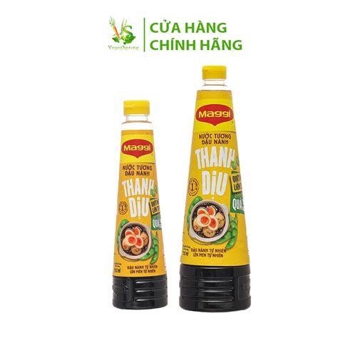 Nước Tương Maggi Đậu Nành Thanh Dịu 300ml 700ml vegespring vn